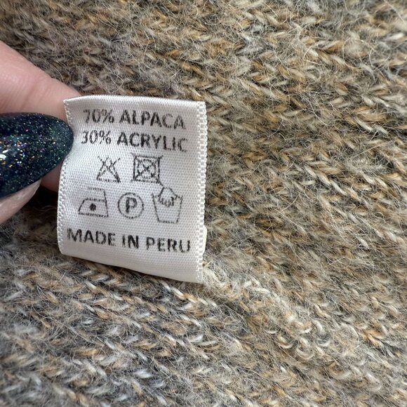 Simply‎ Natural Alpaca Cardigan Sweater - Picture 6 of 6